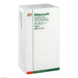 VLIWASOFT Non-woven compresses 10x20 cm non-sterile 4l., 100 pcs