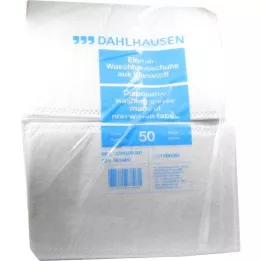 WASCHHANDSCHUHE Fleece 14,5x22 cm, 50 pcs