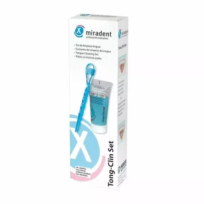MIRADENT Tongue cleaning set Tong-Clin, 1 pc