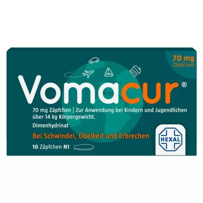 VOMACUR 70 suppositories, 10 pcs