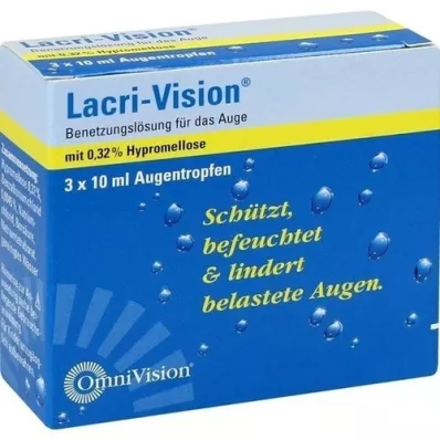 LACRI-VISION Eye drops, 3X10 ml