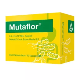 MUTAFLOR enteric-coated hard capsules, 50 pcs