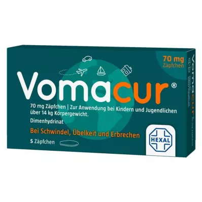 VOMACUR 70 suppositories, 5 pcs