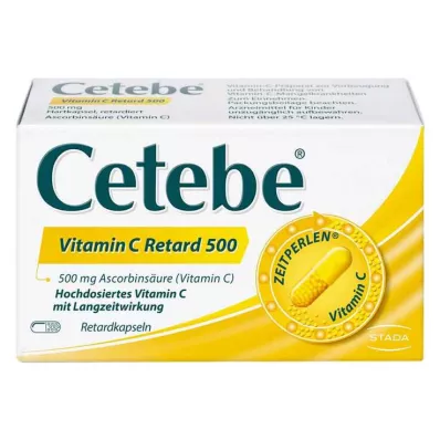 CETEBE Vitamin C slow-release capsules 500 mg, 30 pcs CETEBE Vitamin C slow-release capsules 500 mg, 30 pcs