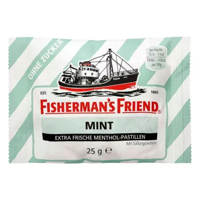 FISHERMANS FRIEND mint without sugar pastilles, 25 g FISHERMANS FRIEND mint without sugar pastilles, 25 g