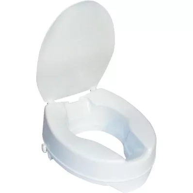 TOILETTENSITZERHÖHUNG 13 cm without lid+holding clamps, 1 pc