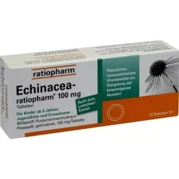 ECHINACEA-RATIOPHARM 100 mg tablets, 20 pcs