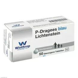 P DRAGEES blue, 50 pc