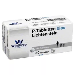 P TABLETTEN blue 8 mm pitch, 50 pcs