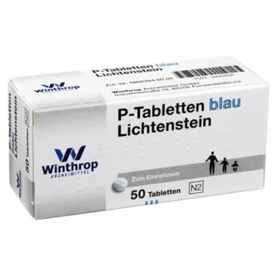 P TABLETTEN blue 8 mm pitch, 50 pcs P TABLETTEN blue 8 mm pitch, 50 pcs