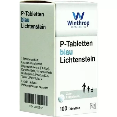 P TABLETTEN blue 8 mm pitch, 100 pcs