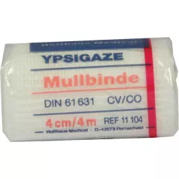YPSIGAZE Gauze bandage 4 cmx4 m, 1 pc