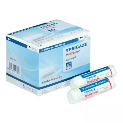 YPSIGAZE Gauze bandage 10 cmx4 m, 20 pcs YPSIGAZE Gauze bandage 10 cmx4 m, 20 pcs