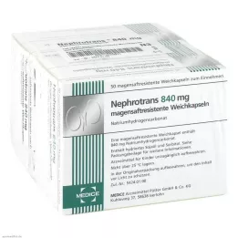 NEPHROTRANS 840 mg enteric-coated capsules, 100 pcs