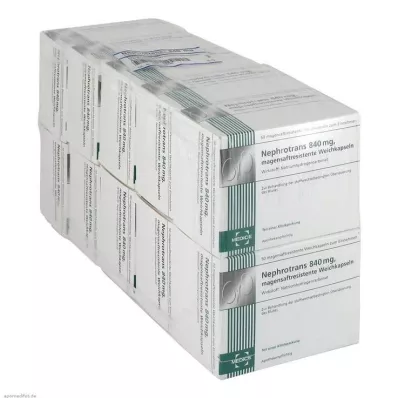 NEPHROTRANS 840 mg enteric-coated capsules, 500 pcs
