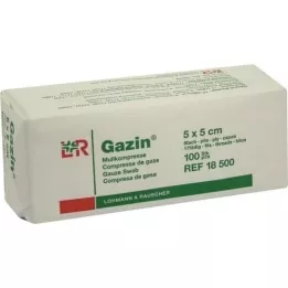 GAZIN Gauze comp.5x5 cm non-sterile 8x Op, 100 pcs