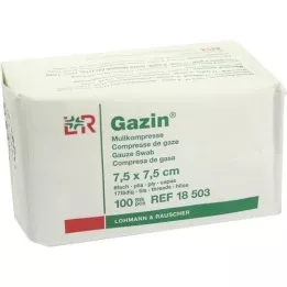 GAZIN Gauze comp.7.5x7.5 cm non-sterile 8x Op, 100 pcs