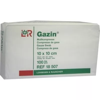 GAZIN Gauze comp.10x10 cm non-sterile 12x op, 100 pcs