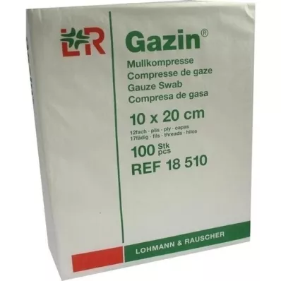 GAZIN Gauze comp.10x20 cm non-sterile 12x op, 100 pcs