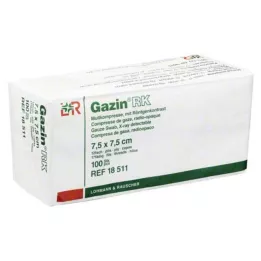 GAZIN Gauze comp.7,5x7,5 cm non-sterile 12x RK, 100 pcs