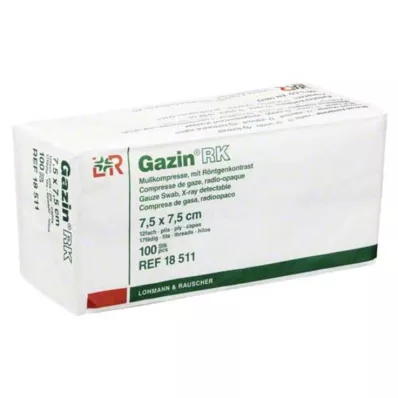 GAZIN Gauze comp.7,5x7,5 cm non-sterile 12x RK, 100 pcs