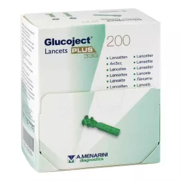 GLUCOJECT Lancets PLUS 33 G, 200 pcs