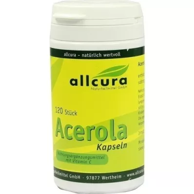 ACEROLA KAPSELN natural vitamin C, 120 pcs