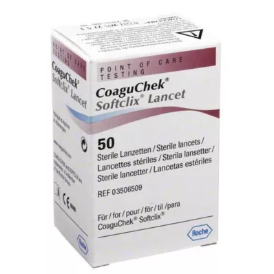 COAGUCHEK Softclix Lancet, 50 pcs