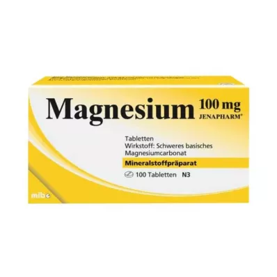 MAGNESIUM 100 mg Jenapharm tablets, 100 pcs