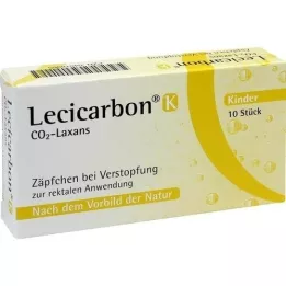LECICARBON K CO2 Laxans childrens suppositories, 10 pcs