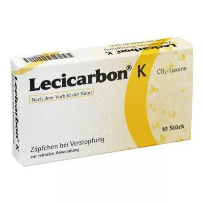 LECICARBON K CO2 Laxans childrens suppositories, 10 pcs LECICARBON K CO2 Laxans childrens suppositories, 10 pcs
