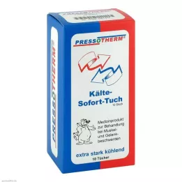 PRESSOTHERM Cold instant wipe, 10 pcs
