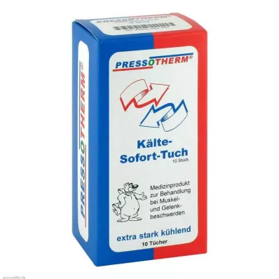 PRESSOTHERM Cold instant wipe, 10 pcs PRESSOTHERM Cold instant wipe, 10 pcs