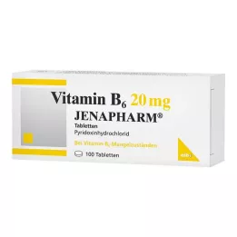 VITAMIN B6 20 mg Jenapharm tablets, 100 pc