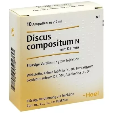 DISCUS compositum N with Kalmia ampoules, 10 pcs