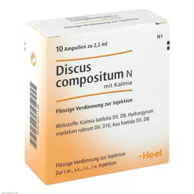 DISCUS compositum N with Kalmia ampoules, 10 pcs DISCUS compositum N with Kalmia ampoules, 10 pcs