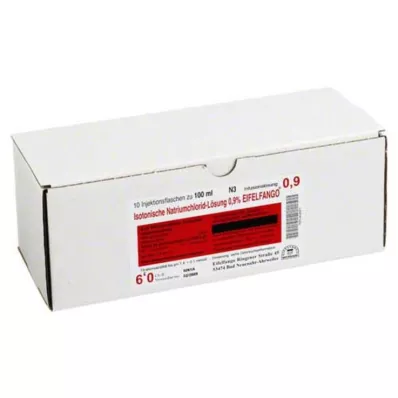 ISOTONISCHE NaCl solution 0.9% Eifelfango, 10X100 ml ISOTONISCHE NaCl solution 0.9% Eifelfango, 10X100 ml