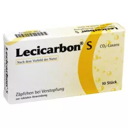 LECICARBON S CO2 Laxans Suppositories, 10 pcs