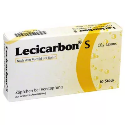 LECICARBON S CO2 Laxans Suppositories, 10 pcs