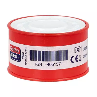 GOTHAPLAST Staple plaster fleece 2.5 cm x 10 m, 1 pc GOTHAPLAST Staple plaster fleece 2.5 cm x 10 m, 1 pc