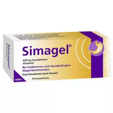 SIMAGEL Chewable tablets, 50 pcs SIMAGEL Chewable tablets, 50 pcs
