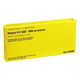 VITAMIN B12 AAA 1000 μg ampoules, 10X1 ml