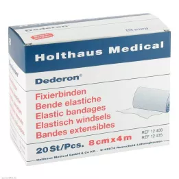 DEDERON Fixation bandages 8 cmx4 m, 20 pcs