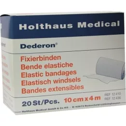 DEDERON Fixation bandages 10 cmx4 m, 20 pcs