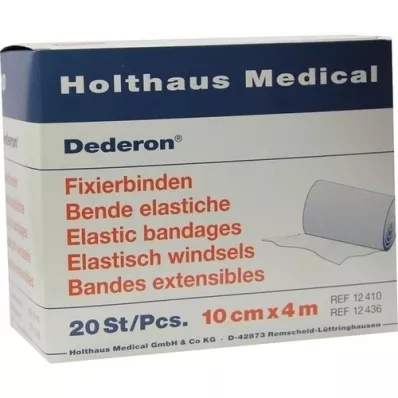 DEDERON Fixation bandages 10 cmx4 m, 20 pcs