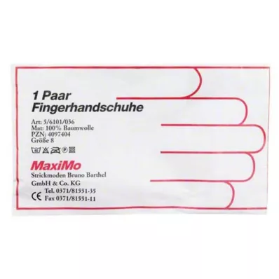 HANDSCHUHE Cotton size 8 overlength, 2 pcs