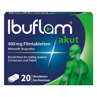 IBUFLAM acute 400 mg film-coated tablets, 20 pcs IBUFLAM acute 400 mg film-coated tablets, 20 pcs
