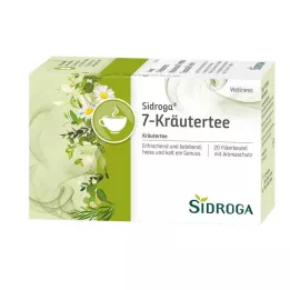 SIDROGA Wellness 7-herbal tea filter bag, 20X2.0 g