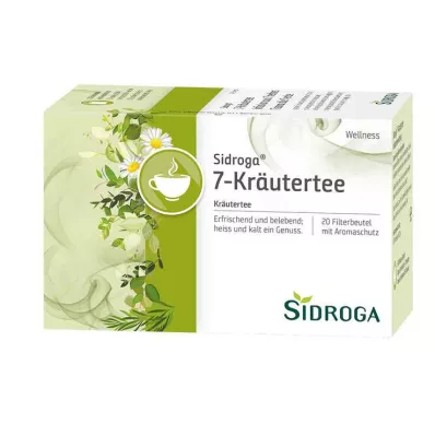 SIDROGA Wellness 7-herbal tea filter bag, 20X2.0 g SIDROGA Wellness 7-herbal tea filter bag, 20X2.0 g