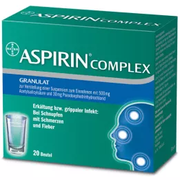 ASPIRIN COMPLEX sachet with granules for preparation of a suspension for administration, 20 pcs